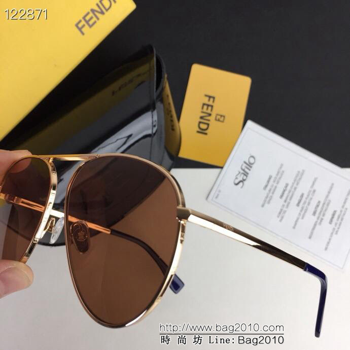 FENDI芬迪 原單品質 新款蛤蟆墨鏡 經典鏡型 時尚百搭 女款太陽鏡 FF0028  lly1329